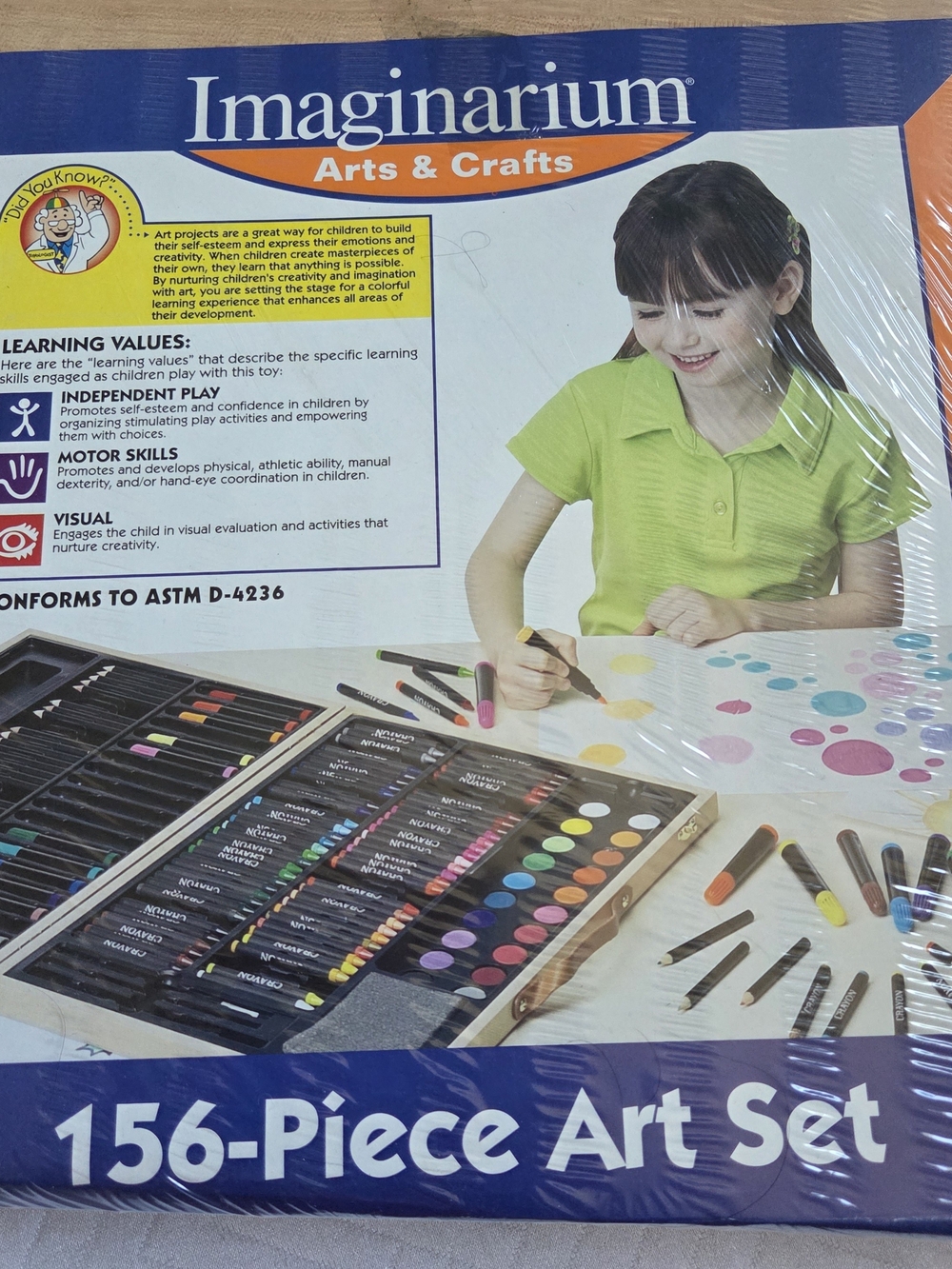 Imaginarium 156-Piece Home Art Mixed Media Set - Multicolor
